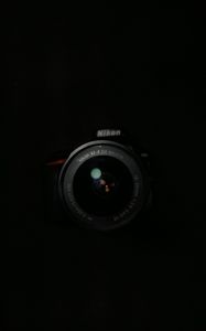 Preview wallpaper camera, lens, dark, black