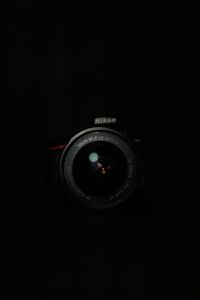 Preview wallpaper camera, lens, dark, black