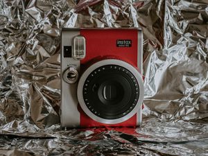 Preview wallpaper camera, lens, foil, retro