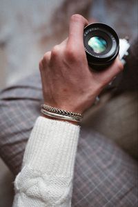 Preview wallpaper camera, lens, hand