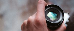 Preview wallpaper camera, lens, hand