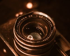 Preview wallpaper camera, lens, objective, retro