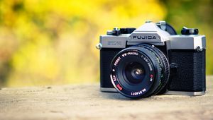 Preview wallpaper camera, lens, objective, blur