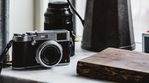 Preview wallpaper camera, lens, old, blur
