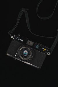 Preview wallpaper camera, lens, retro, black