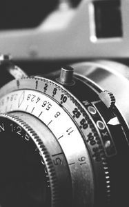 Preview wallpaper camera, lens, retro, black and white