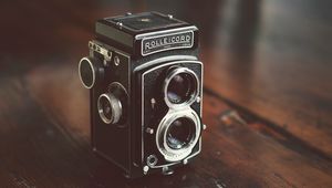 Preview wallpaper camera, old, vintage, lenses, photography