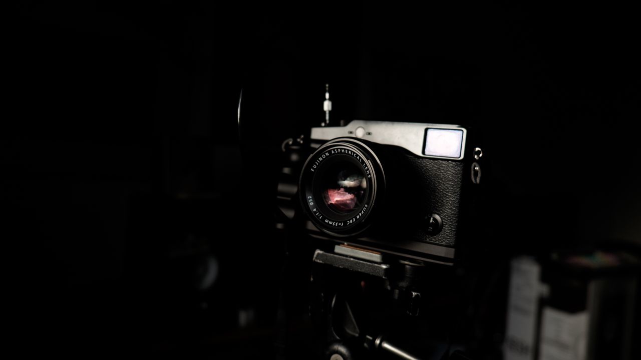Wallpaper camera, photo, dark, black
