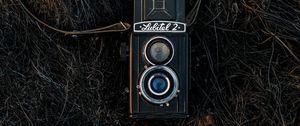 Preview wallpaper camera, retro, grass