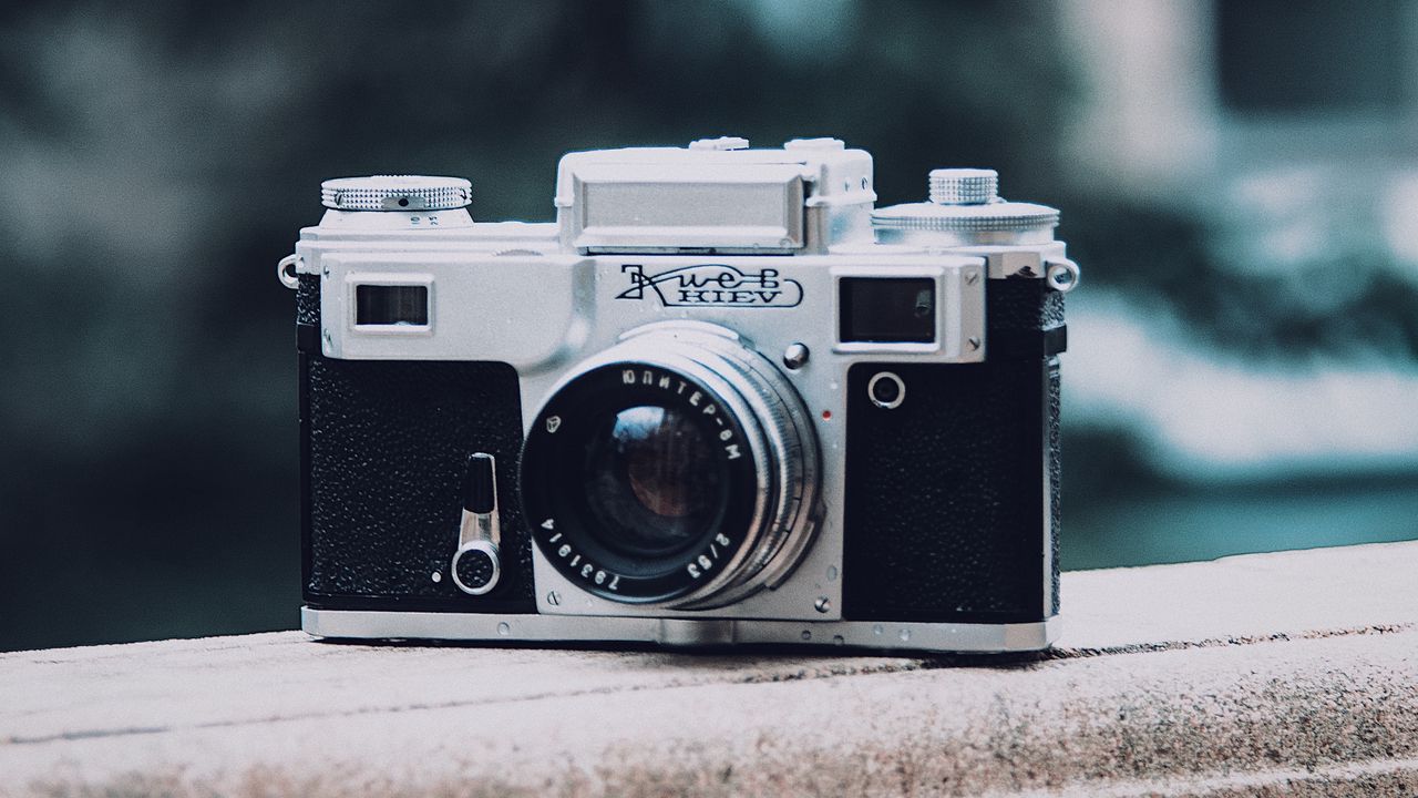 Wallpaper camera, retro, vintage, lens, photo