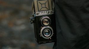 Preview wallpaper camera, retro, vintage, hand