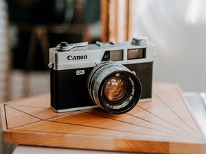 Preview wallpaper camera, retro, vintage, blur