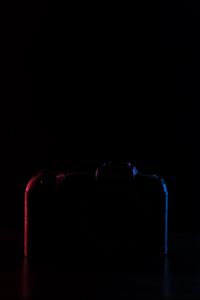 Preview wallpaper camera, silhouette, black