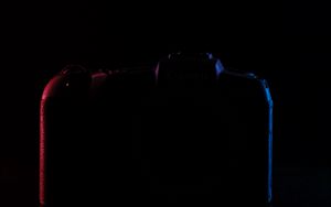 Preview wallpaper camera, silhouette, black