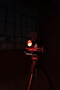 Preview wallpaper camera, tripod, lens, video equipment, dark