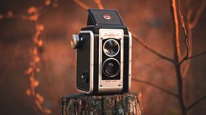 Preview wallpaper camera, vintage, retro, stump, blur