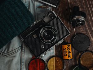 Preview wallpaper cameras, lenses, old, retro