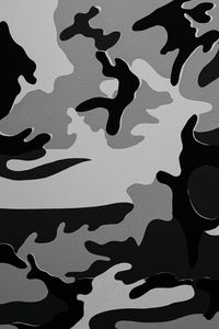 Preview wallpaper camouflage, spots, army, texture, black and white