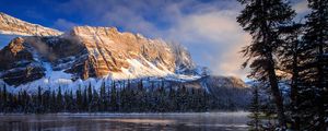 Preview wallpaper canada, banff national park, mountains, lake