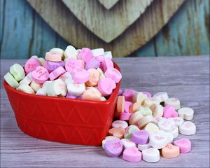 Preview wallpaper candies, hearts, sweets, food