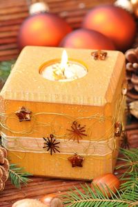 Preview wallpaper candle, celebration, decoration, new year