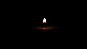 Preview wallpaper candle, dark, flame