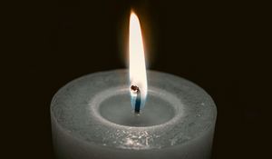 Preview wallpaper candle, fire, dark