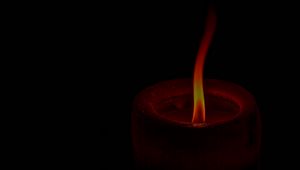 Preview wallpaper candle, fire, flame, dark, black background