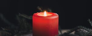 Preview wallpaper candle, fire, flame, red