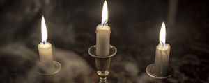 Preview wallpaper candle, fire, flame, candlestick