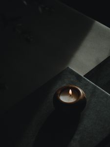 Preview wallpaper candle, fire, wax