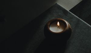 Preview wallpaper candle, fire, wax