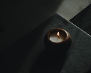 Preview wallpaper candle, fire, wax