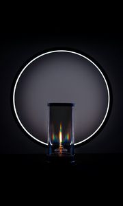 Preview wallpaper candle, lamp, fire, light