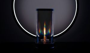 Preview wallpaper candle, lamp, fire, light