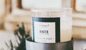 Preview wallpaper candle, new year, christmas, mood
