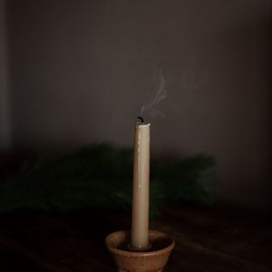 Preview wallpaper candle, smoke, extinguished