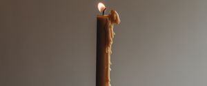 Preview wallpaper candle, wax, flame, interior