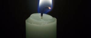 Preview wallpaper candle, wick, flame, fire, macro