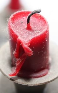 Preview wallpaper candle, wick, wax, cobweb