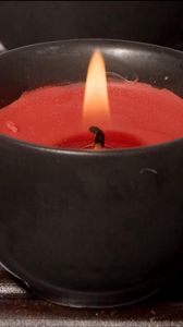 Preview wallpaper candles, black, red, fire