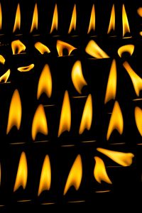 Preview wallpaper candles, fire, burn, flame, dark