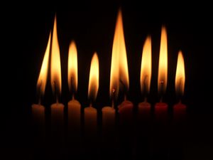 Preview wallpaper candles, fire, dark, flame, darkness
