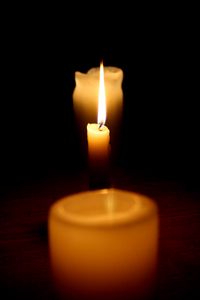 Preview wallpaper candles, flame, light, dark
