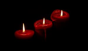 Preview wallpaper candles, glow, fire