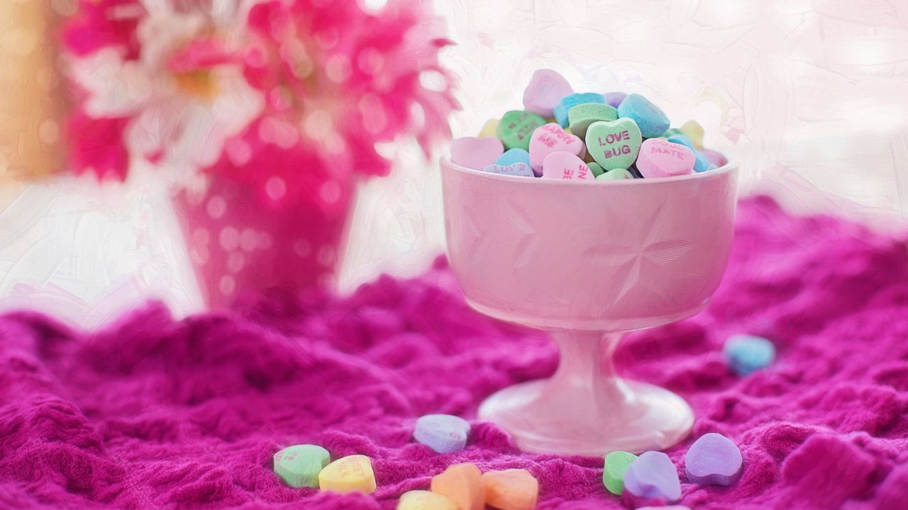Wallpaper candy, bowl, bright