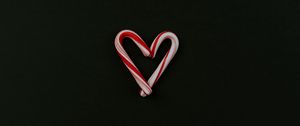 Preview wallpaper candy canes, heart, love, sweet