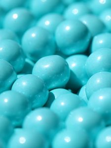 Preview wallpaper candy, dragee, balls, blue, macro