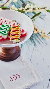 Preview wallpaper candy, sweets, christmas, new year, colorful