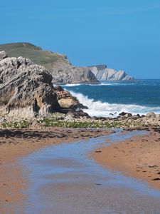 Preview wallpaper cantabria, spain, sea, shore